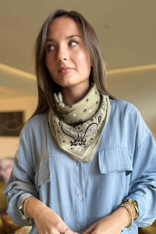 Sloane Star Classic Bandana Khaki 